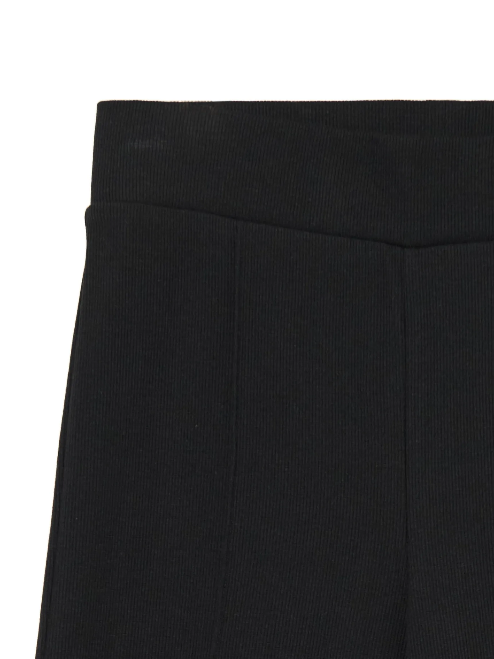 New Cropp Czarne spodnie flare czarny