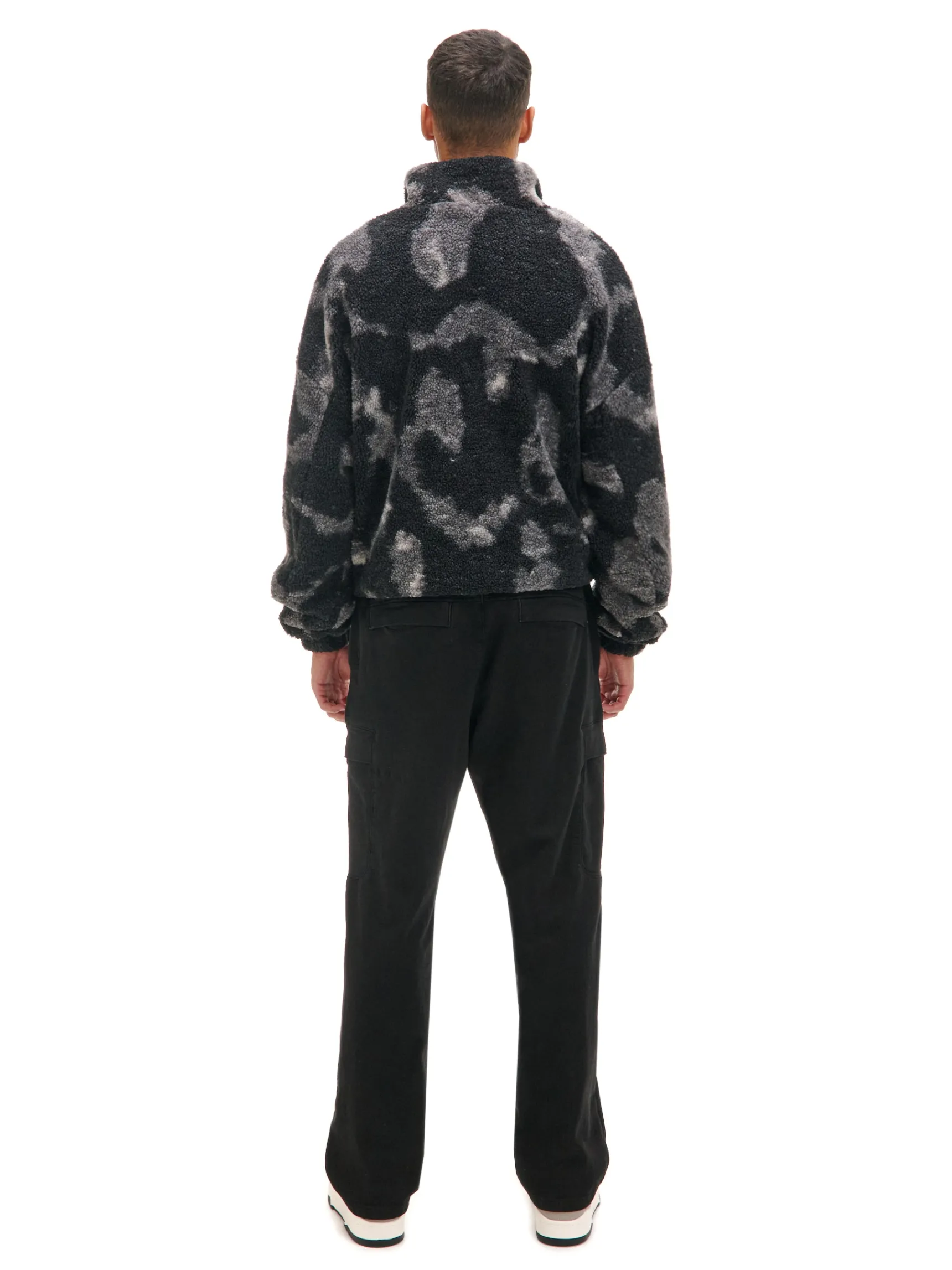 Best Cropp Czarne spodnie jogger loose czarny
