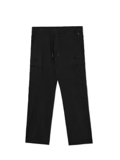 Best Cropp Czarne spodnie jogger loose czarny