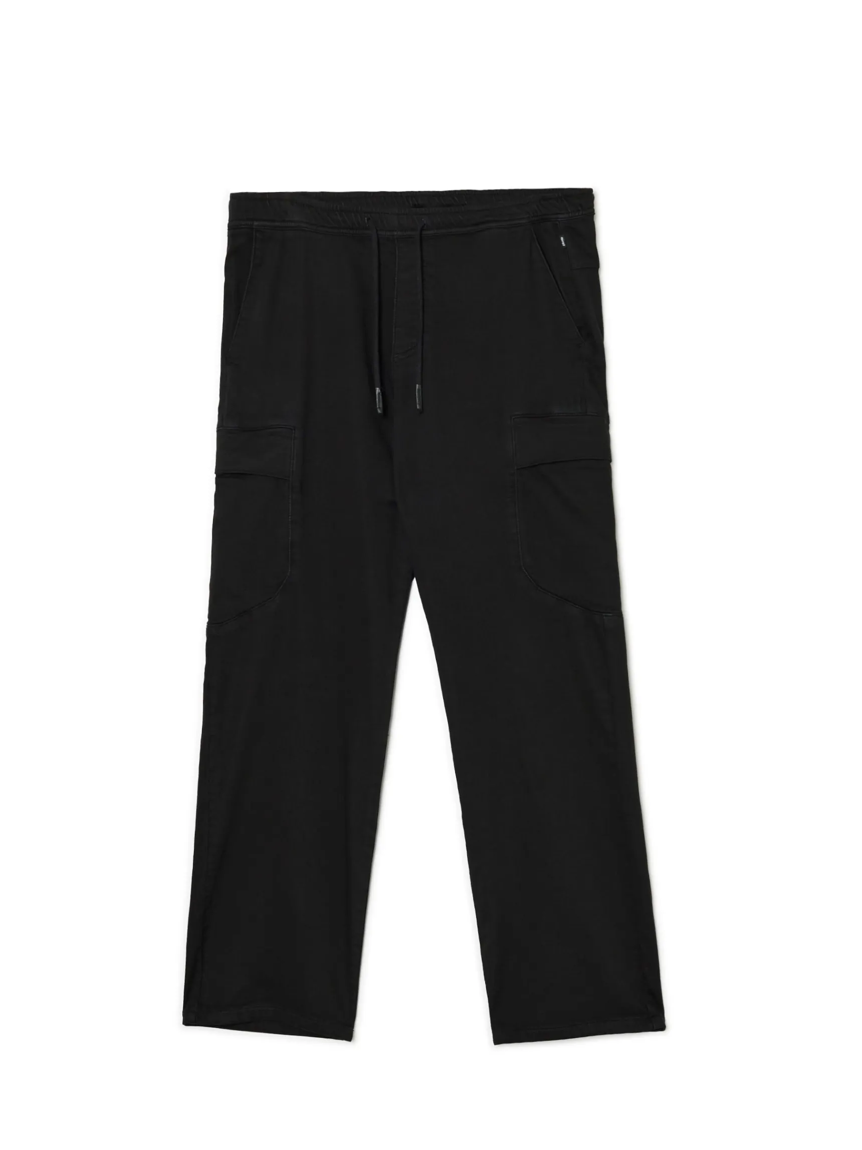 Best Cropp Czarne spodnie jogger loose czarny