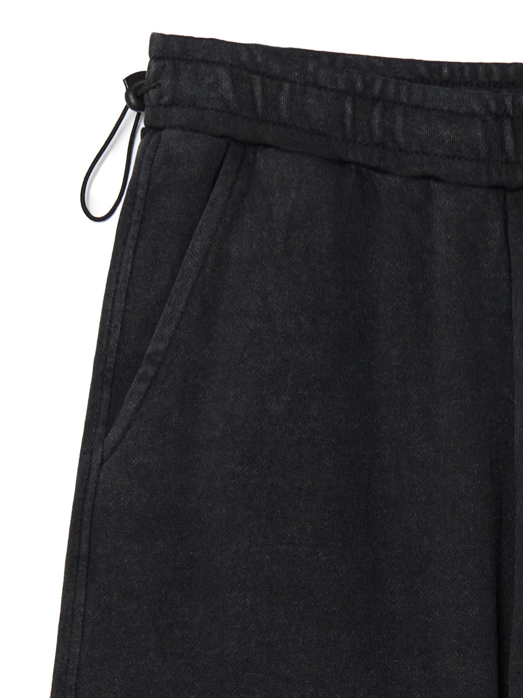 Best Cropp Czarne spodnie parachute czarny