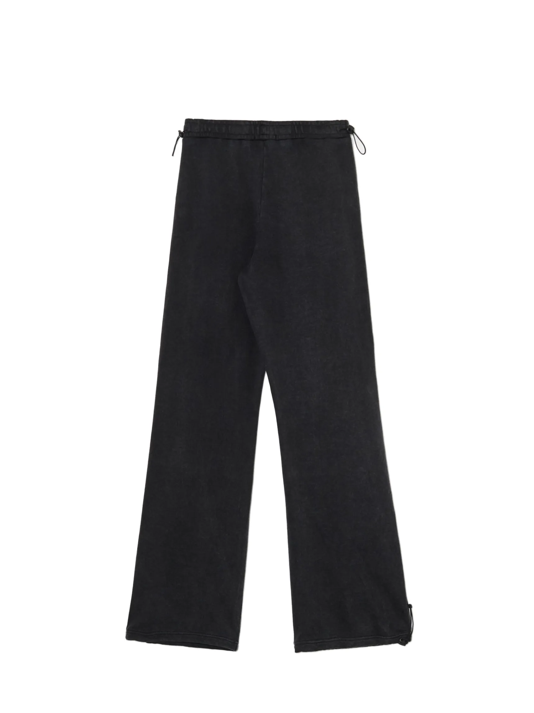 Best Cropp Czarne spodnie parachute czarny
