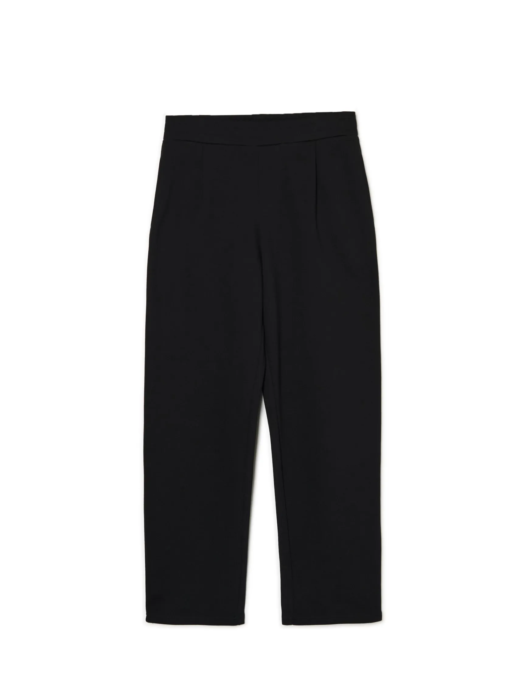 Fashion Cropp Czarne spodnie z dżerseju czarny