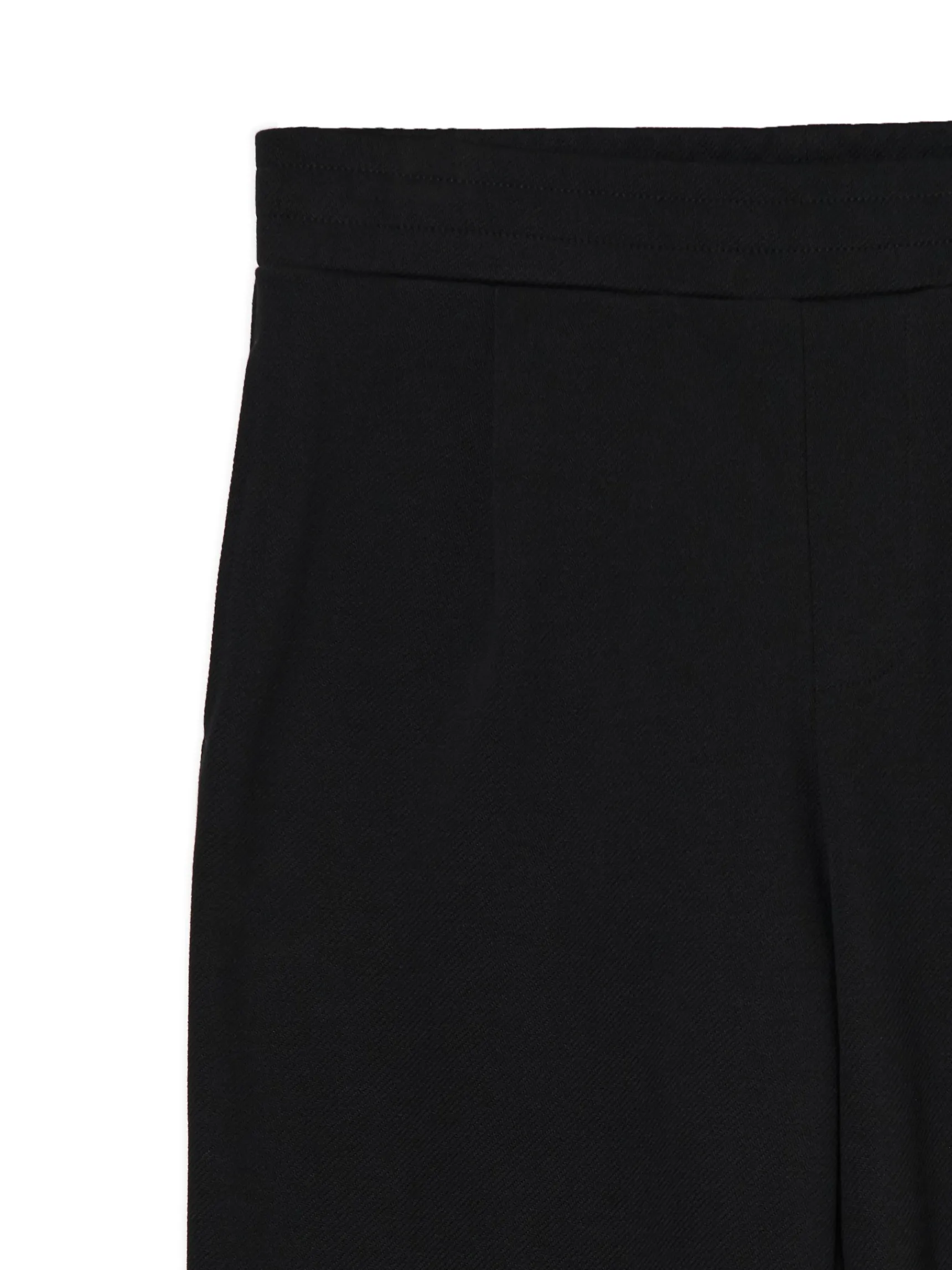 Fashion Cropp Czarne spodnie z dżerseju czarny