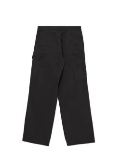New Cropp Czarne spodnie z wieloma kieszeniami czarny