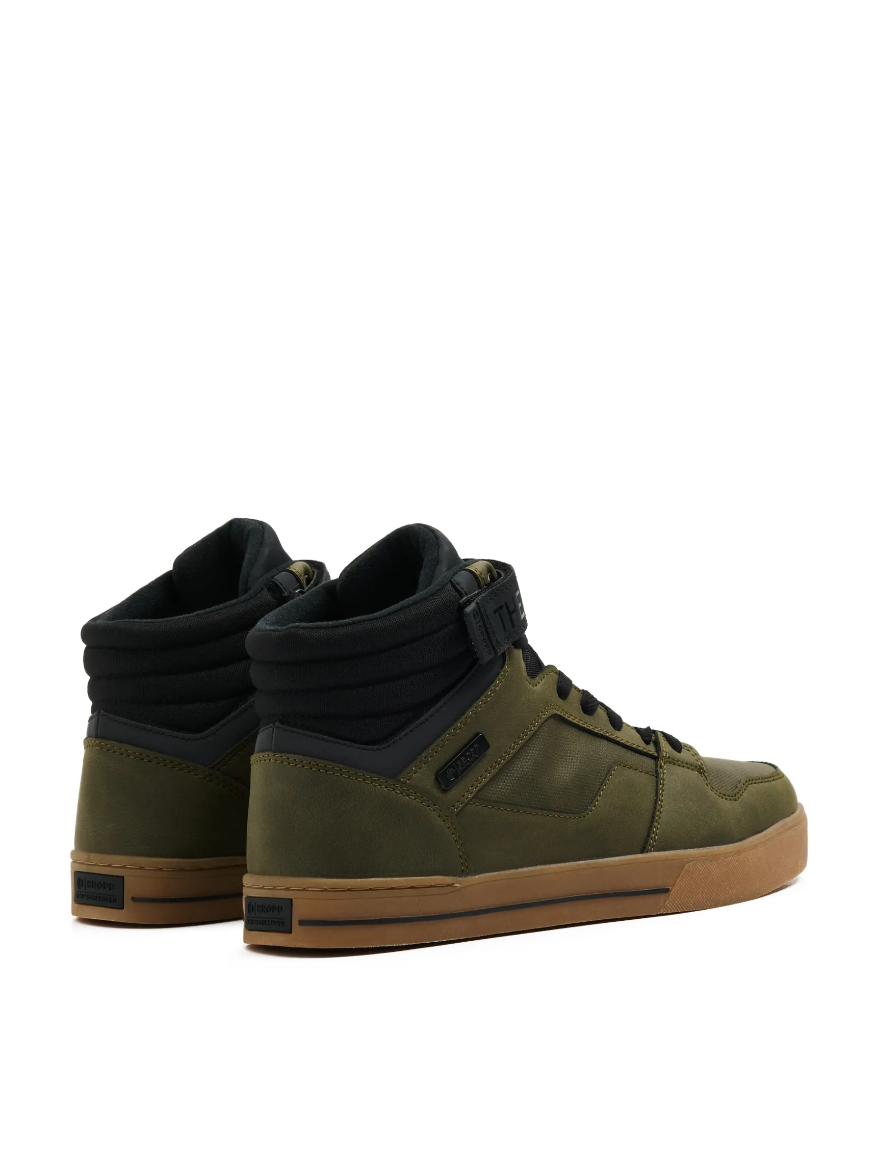 Online Cropp Czarno-zielone sneakersy zielony