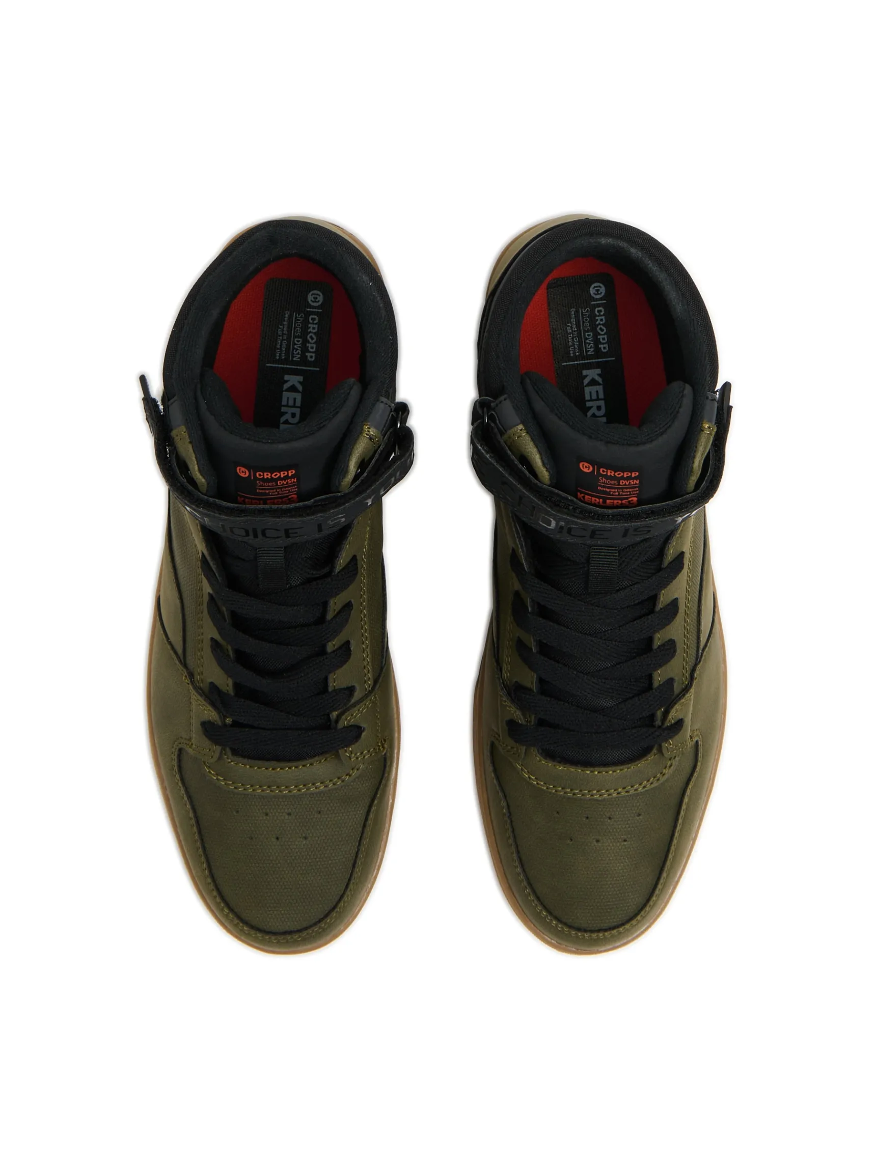 Online Cropp Czarno-zielone sneakersy zielony