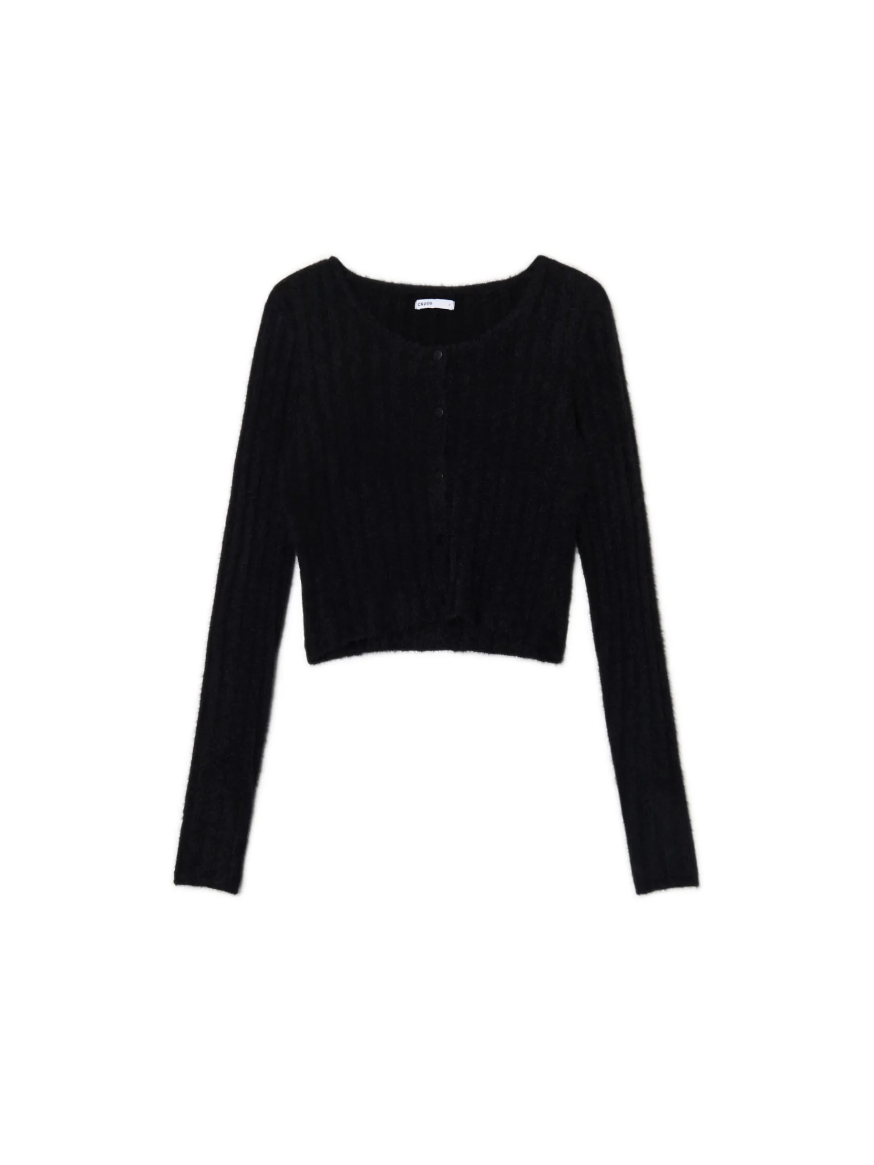 New Cropp kardigan czarny
