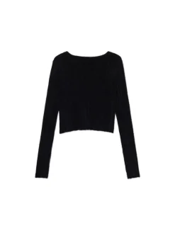 New Cropp kardigan czarny