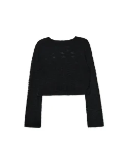 Fashion Cropp krótki sweter czarny