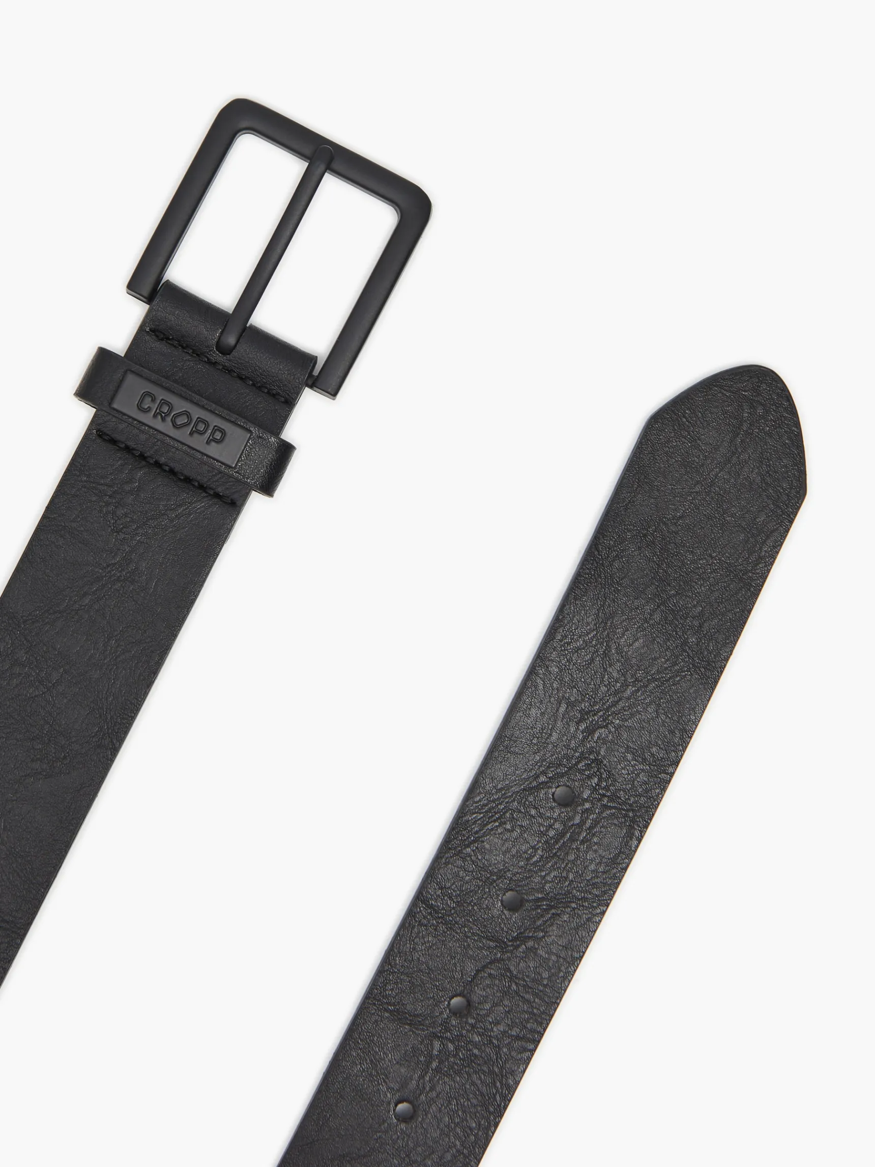 Clearance Cropp pasek do spodni z imitacji skóry czarny