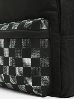 Discount Cropp plecak z nadrukiem czarny
