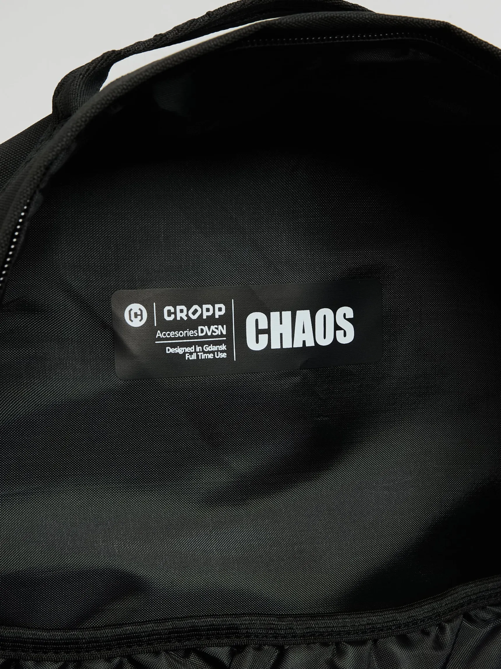 Discount Cropp plecak z piórnikiem czarny