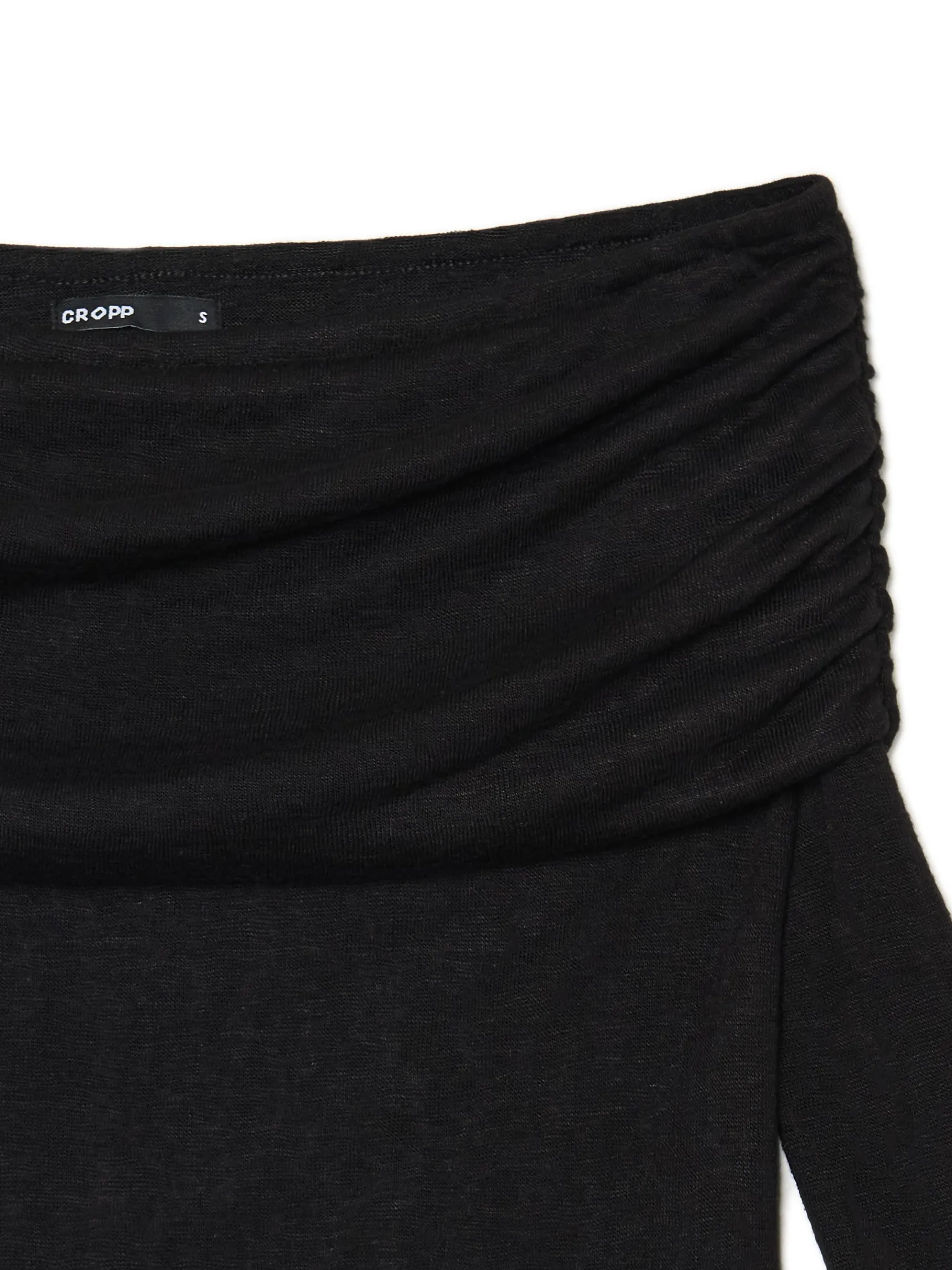 Sale Cropp sweter typu carmen czarny