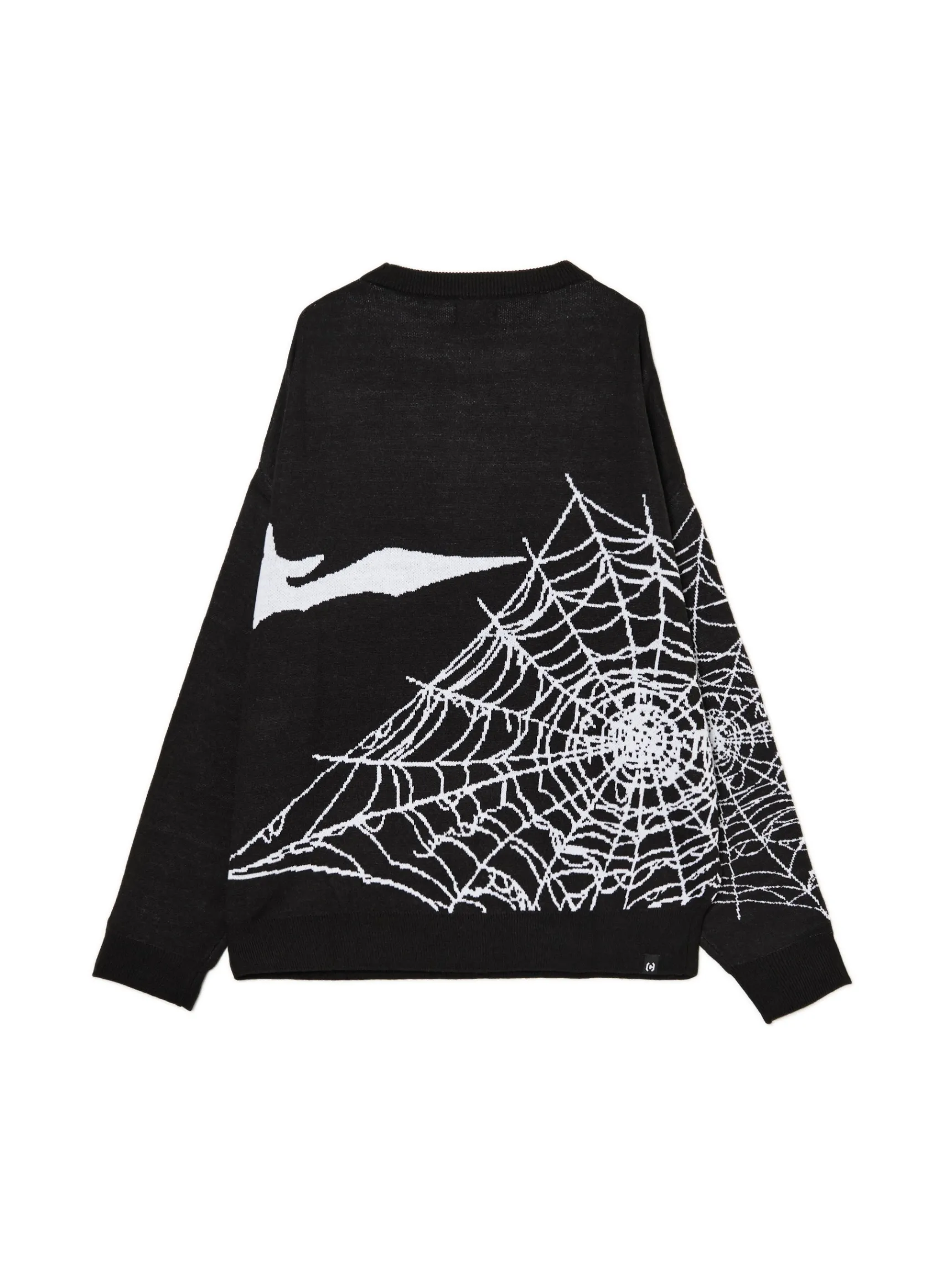 Clearance Cropp sweter z pająkiem czarny