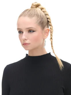 Hot Cropp sweter z półgolfem czarny