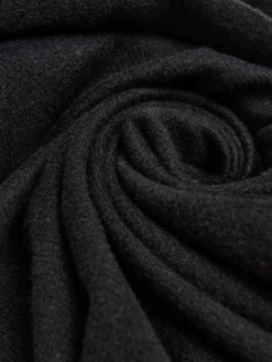 Online Cropp szalik z frędzlami czarny