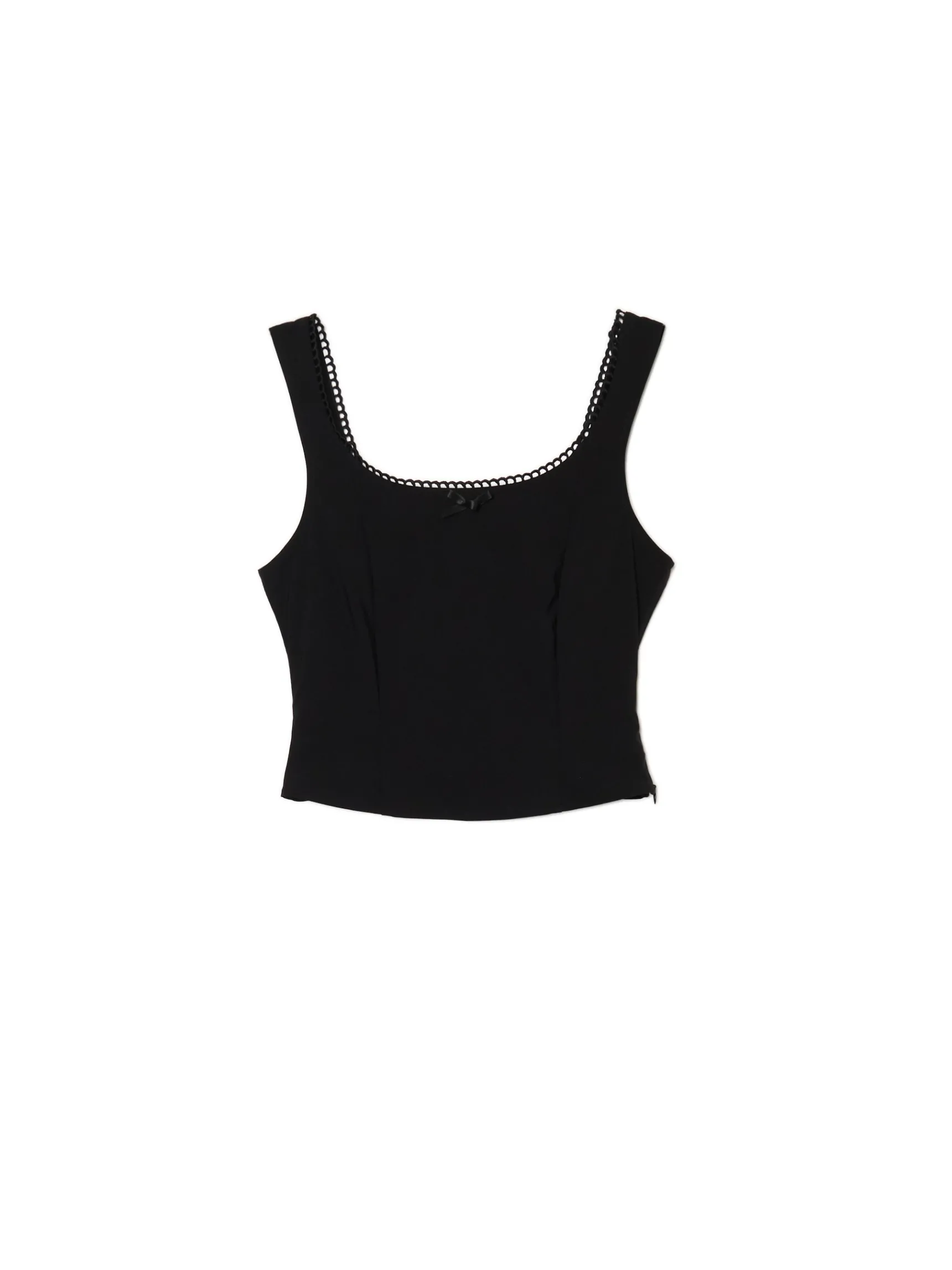 Sale Cropp top czarny
