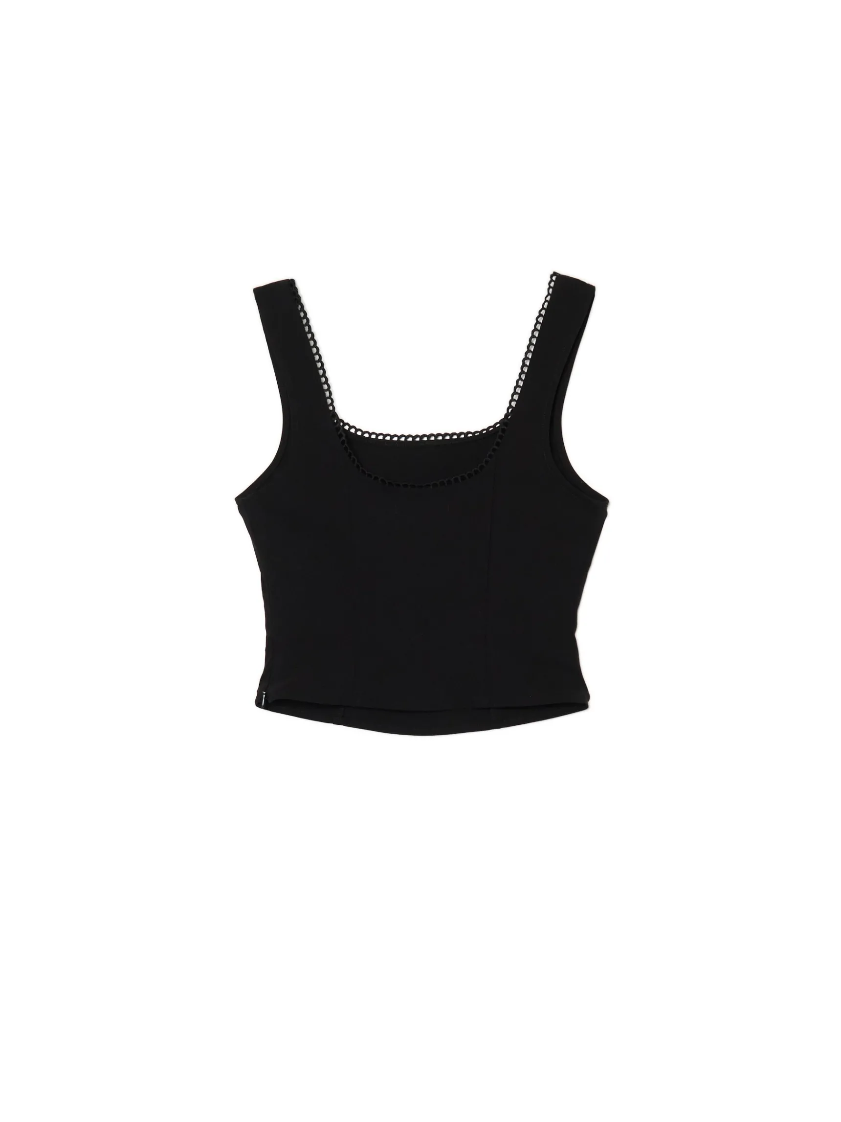 Sale Cropp top czarny