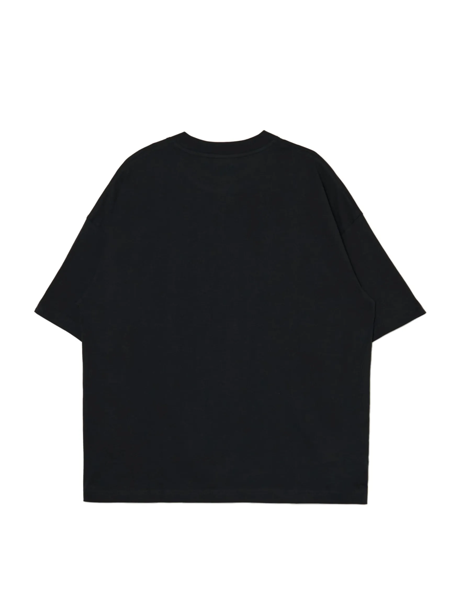 Online Cropp T-shirt boxy z nadrukiem czarny