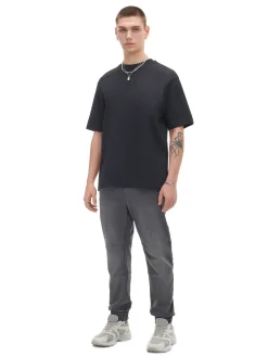 Discount Cropp T-shirt comfort czarny