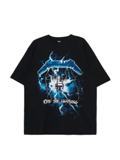 Sale Cropp T-shirt Metallica czarny