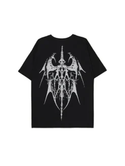 Clearance Cropp T-shirt z nadrukiem UNISEX czarny