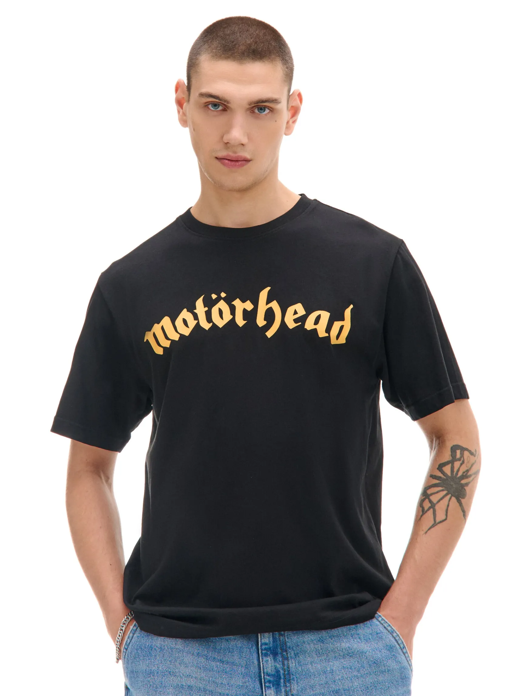 Sale Cropp T-shirt z nadrukiem Motörhead UNISEX czarny