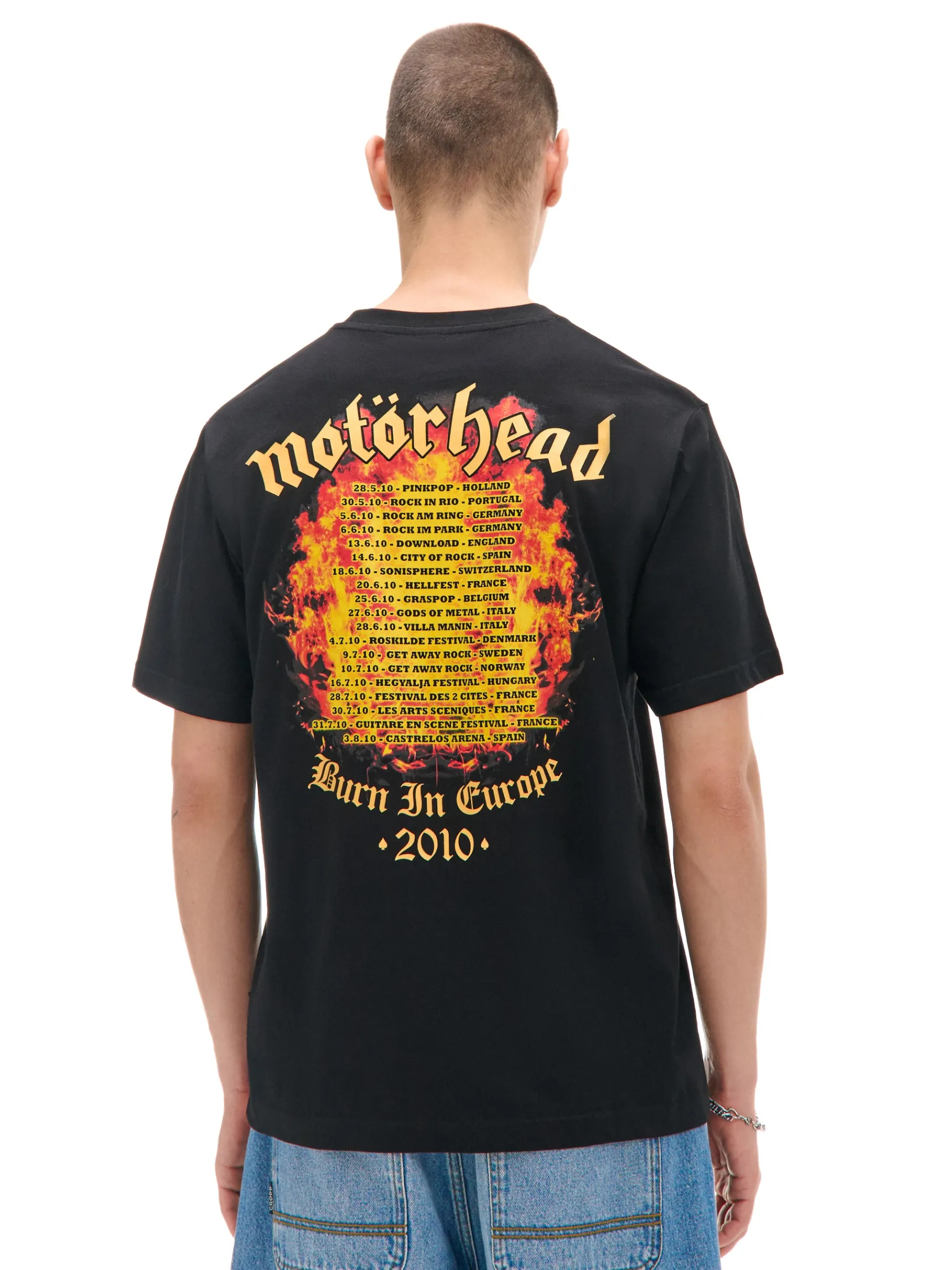 Sale Cropp T-shirt z nadrukiem Motörhead UNISEX czarny
