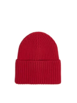 Fashion Cropp Czerwona czapka beanie czerwony