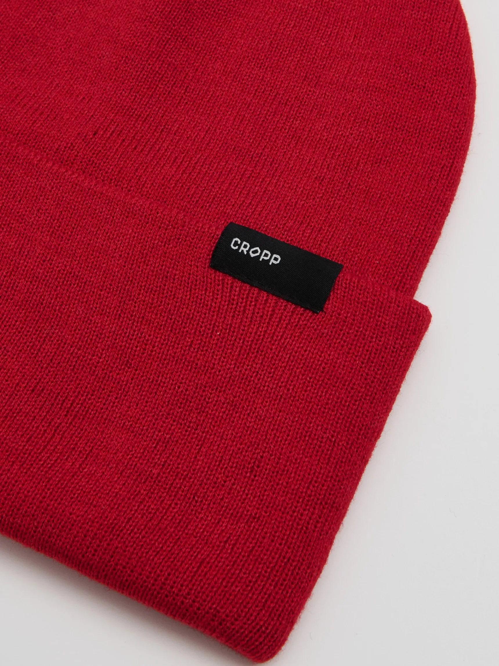 Fashion Cropp Czerwona czapka beanie czerwony