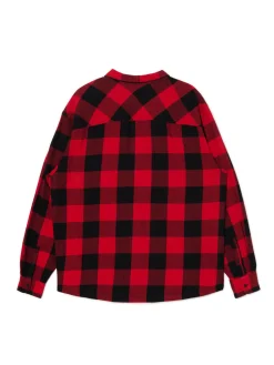 Clearance Cropp Czerwona koszula w kratę czerwony