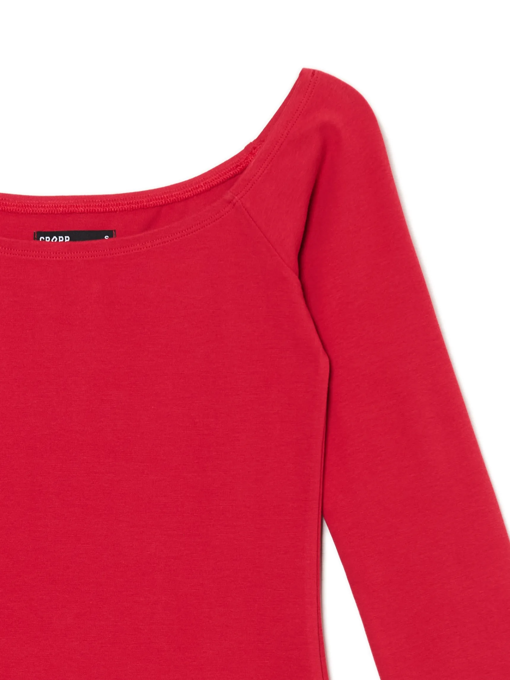 New Cropp Czerwona sukienka mini z rękawami flare czerwony