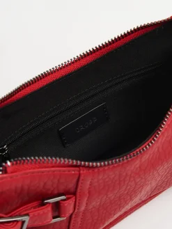 Best Cropp Czerwona torebka z imitacji skóry czerwony