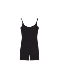 Best Cropp Dopasowany kombinezon czarny