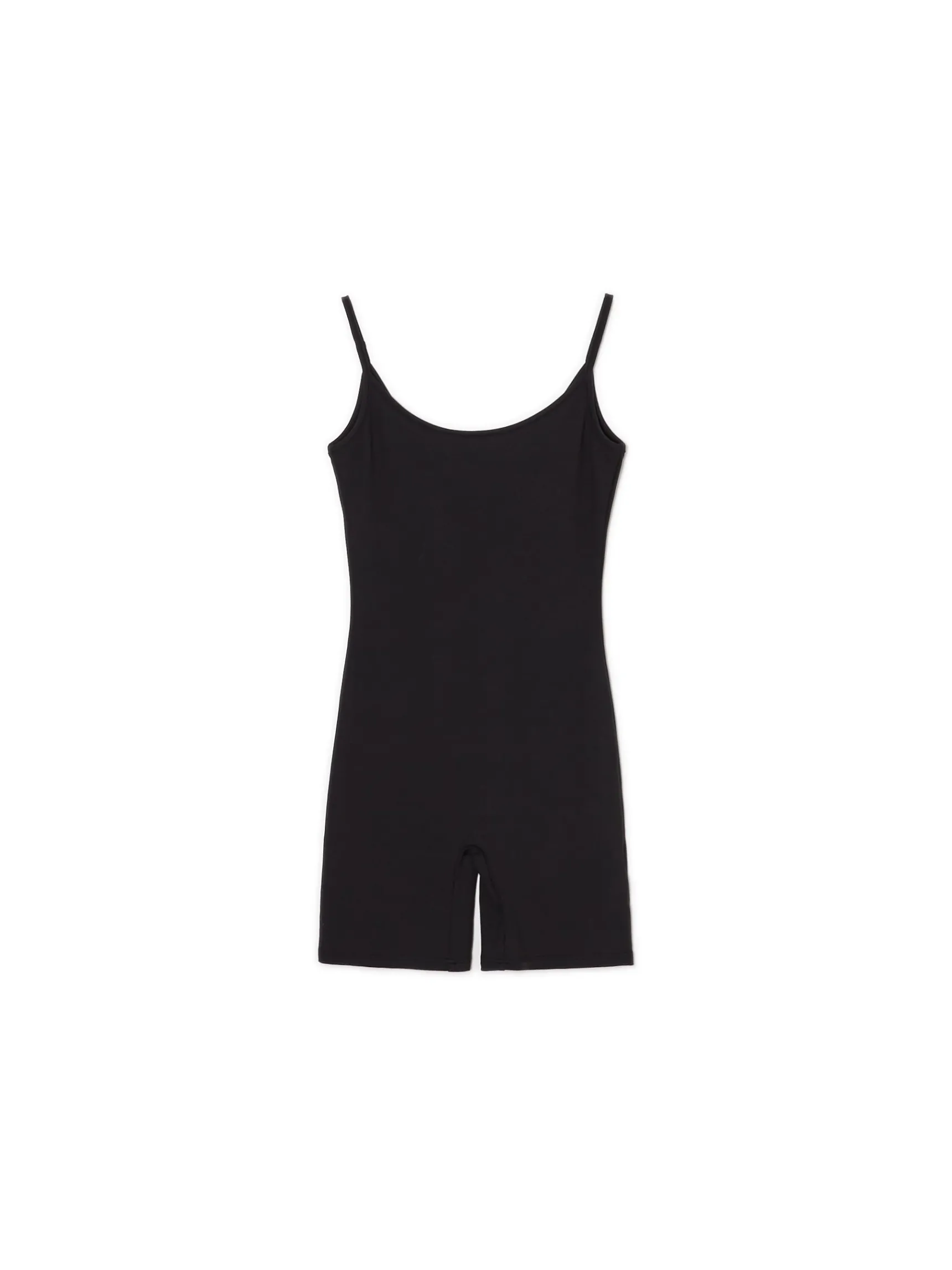 Best Cropp Dopasowany kombinezon czarny