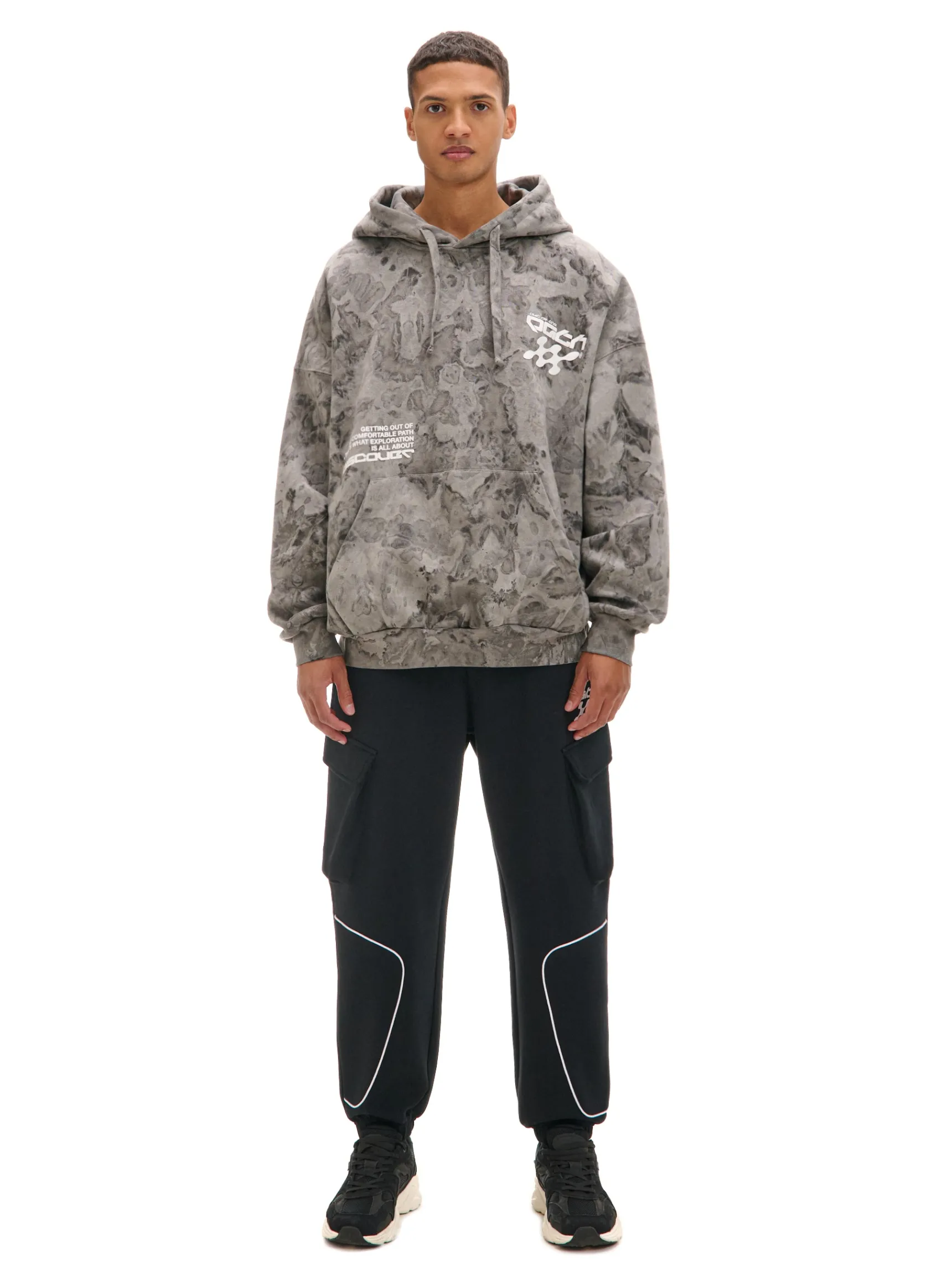 Outlet Cropp Dresowe joggery comfort czarny