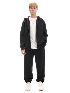 Sale Cropp Dresowe joggery comfort czarny