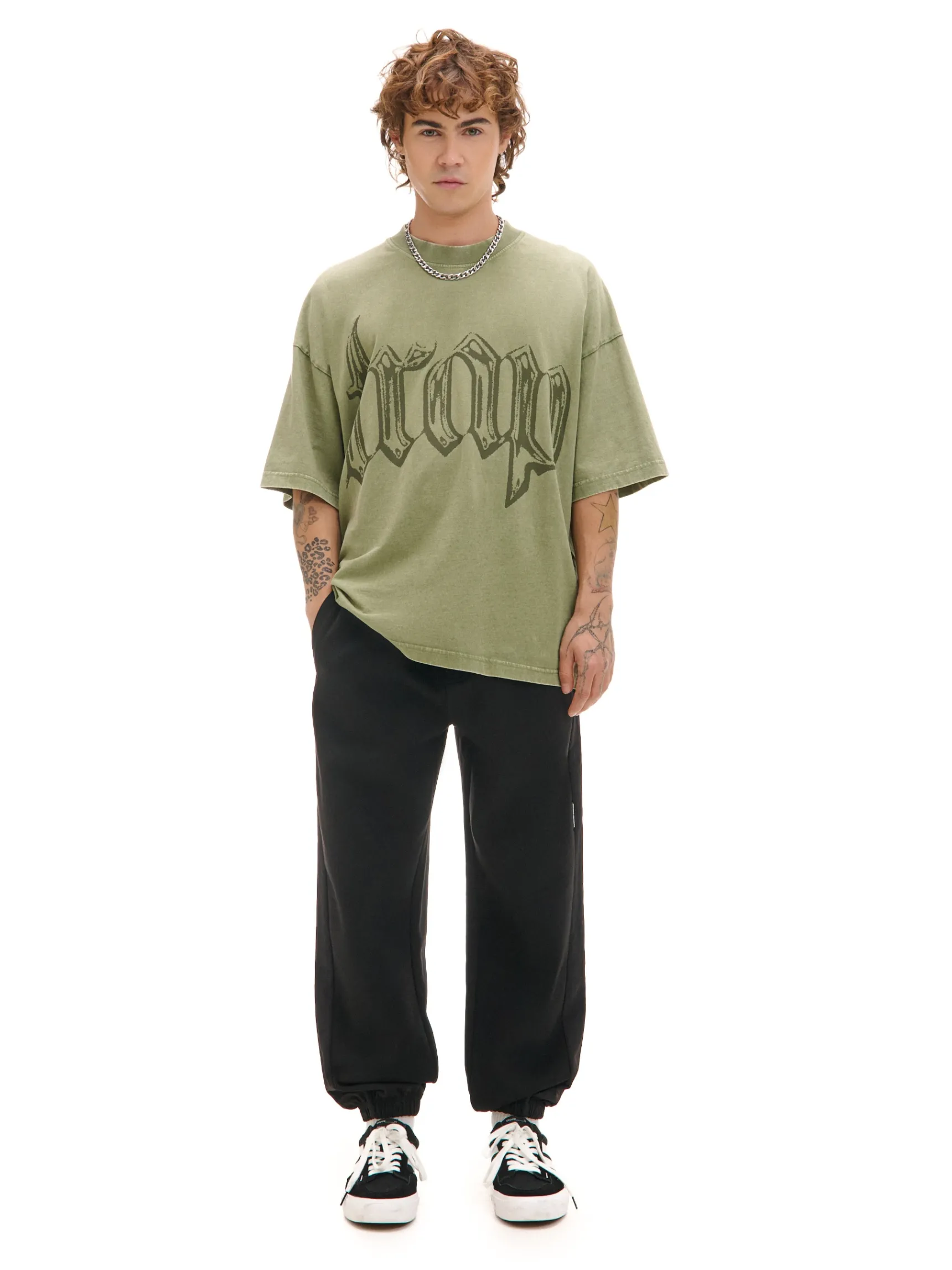 Sale Cropp Dresowe joggery comfort fit z lampasami czarny