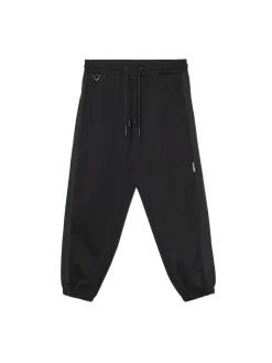 Sale Cropp Dresowe joggery comfort fit z lampasami czarny
