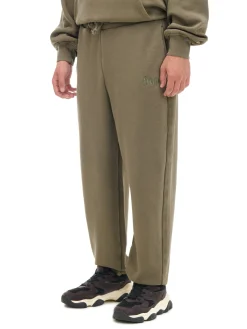 Hot Cropp Dresowe joggery comfort fit zielony