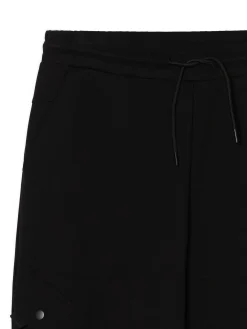 Outlet Cropp Dresowe joggery z kieszeniami na napy czarny