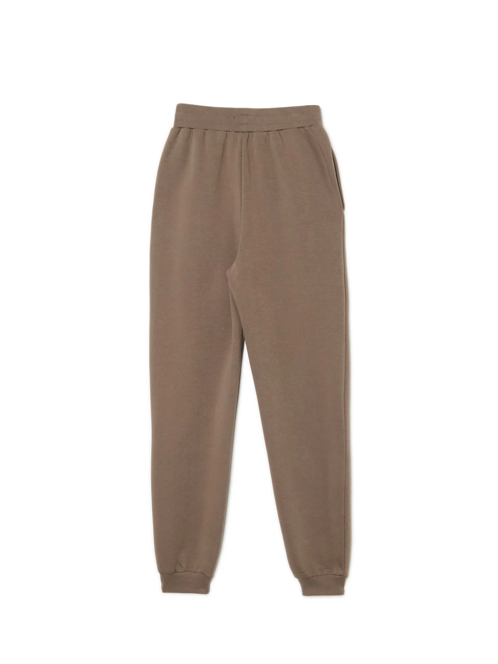 Discount Cropp Dresowe joggery z nadrukiem szary