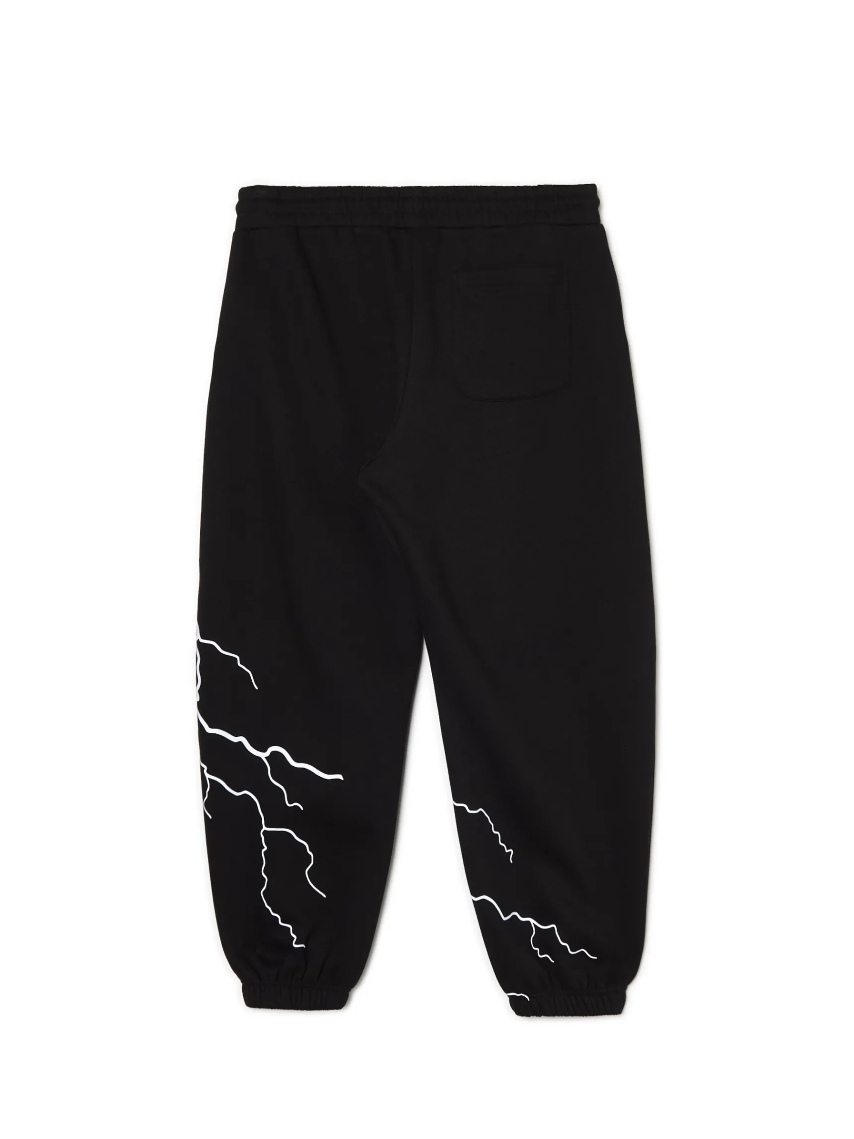 Outlet Cropp Dresowe joggery z odblaskowym printem czarny