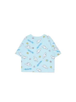 Hot Cropp Dwuczęściowa krótka piżama Cinnamoroll różowy