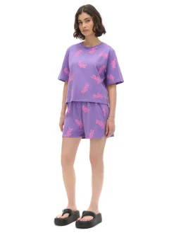 Online Cropp Dwuczęściowa piżama Bratz fioletowy