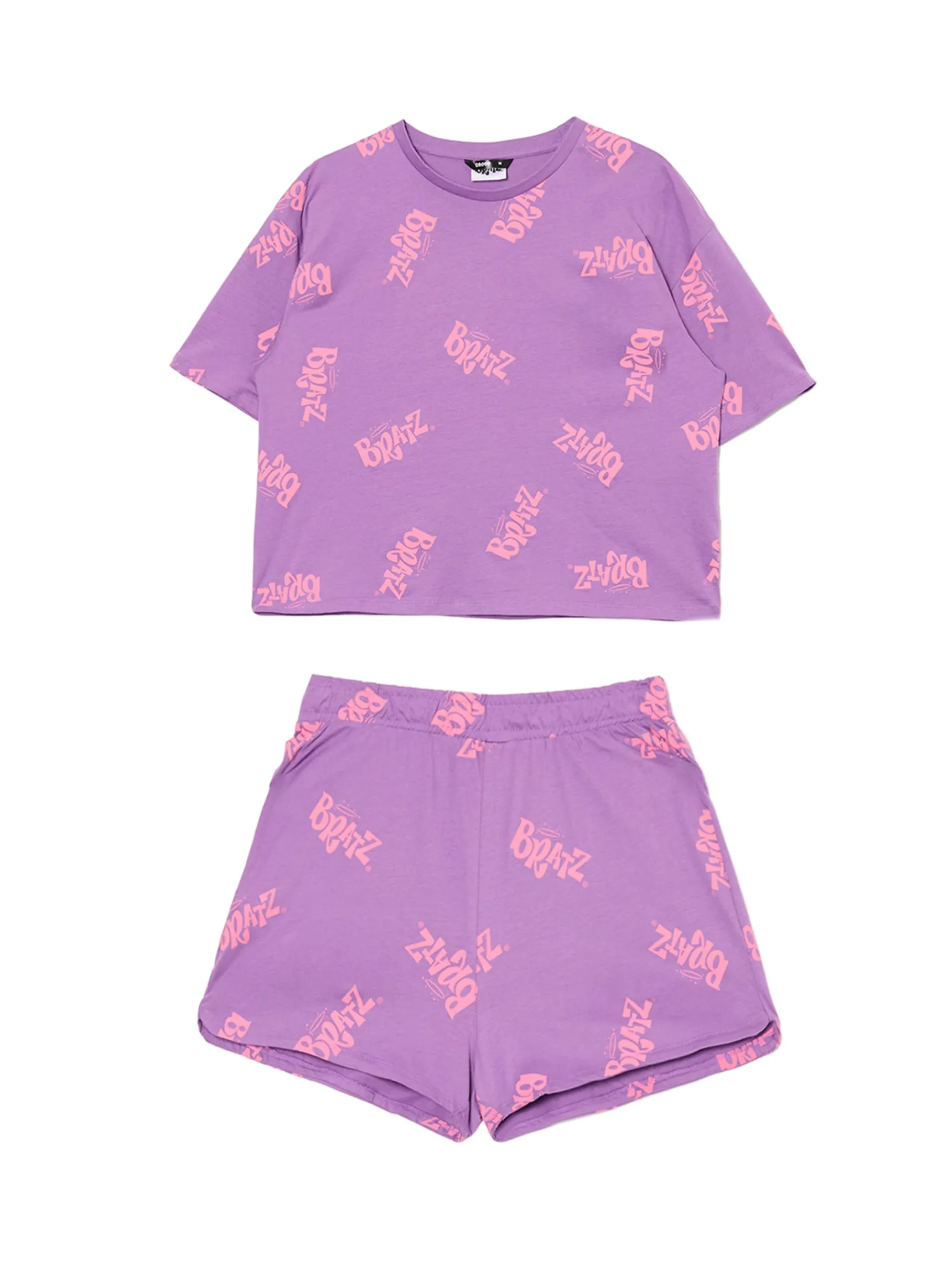 Online Cropp Dwuczęściowa piżama Bratz fioletowy