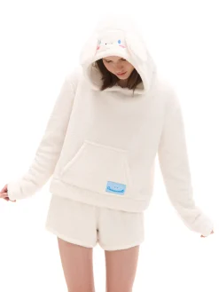Best Cropp Dwuczęściowa piżama Cinnamoroll biały