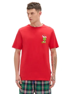 Online Cropp Dwuczęściowa świąteczna piżama Grinch czarny