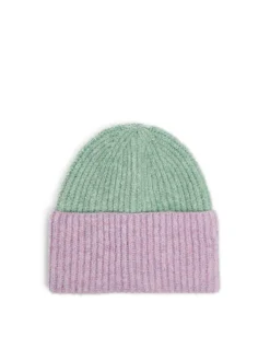 New Cropp Dwukolorowa czapka beanie wielobarwny